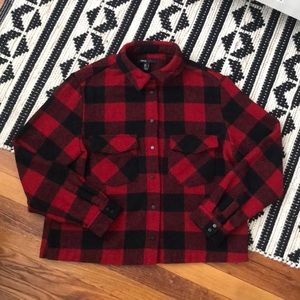 Mango Plaid Jacket